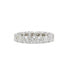 Ring 52 / White/Grey / 750 Gold American Alliance 3.70 Carats Of Diamonds 58 Facettes 220415R