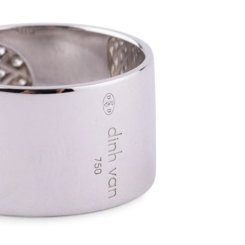 Bague Bague Dinh Van "Anthea" Or Gris 58 Facettes