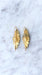 Earrings Poissardes earrings in gold and rhinestones 58 Facettes