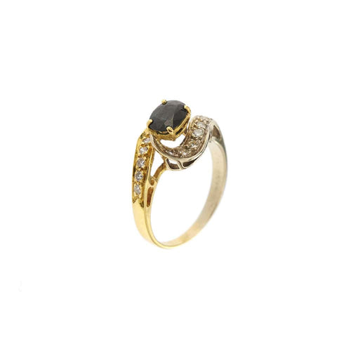 Bague 55 Bague saphir et diamants 58 Facettes 29184