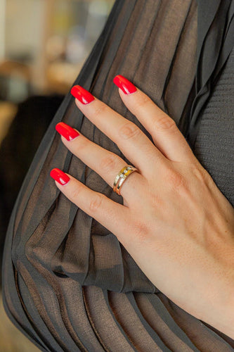 Bague 54 Bague Bandeau Or blanc Diamant 58 Facettes 2699473CN