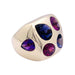 Ring 46 Chanel “Chevalière” ring in yellow gold, colored stones. 58 Facettes 33548
