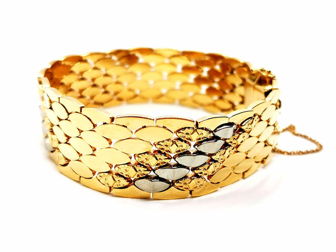 Bracelet Bracelet Manchette Or jaune 58 Facettes 1176215CN