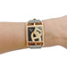 Watch Hermès watch, "Cape Cod Chaîne d'Ancre Joaillier", pink gold, leather. 58 Facettes 31676