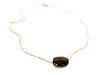 Necklace Necklace Rose gold Smoky quartz 58 Facettes 1265914CD