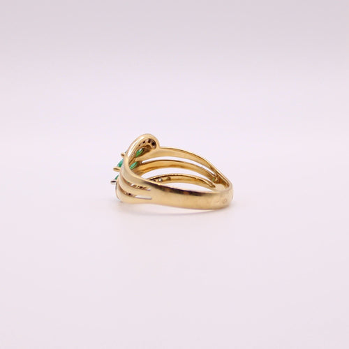 Bague Bague Emeraudes Diamants 58 Facettes