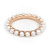 Ring 54 Ginette NY Ring Alliance Maria Pink gold Pearl 58 Facettes 2393914CN