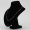 Collier Chaîne or jaune maille navette 58 Facettes 21-373