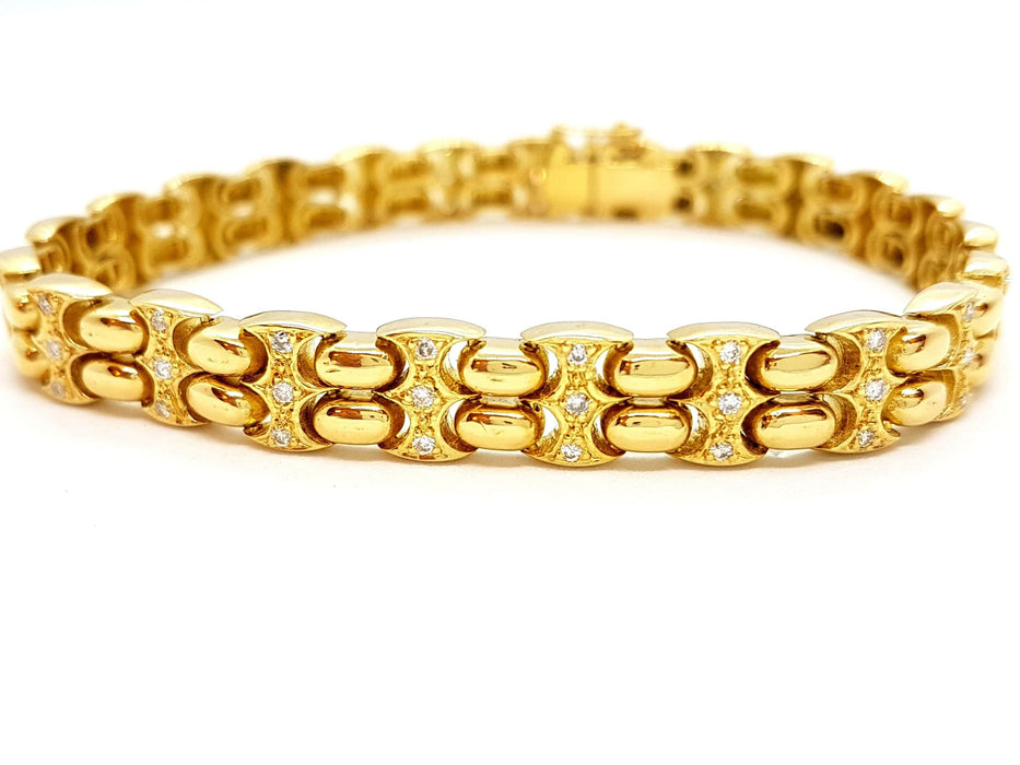 Bracelet Bracelet Grain de riz Or jaune Diamant 58 Facettes 00666CN