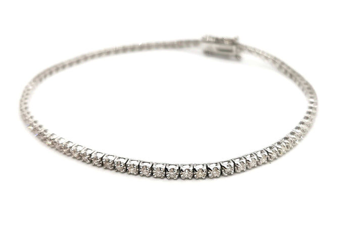 Bracelet Bracelet Ligne Or blanc Diamant 58 Facettes 1801633RV