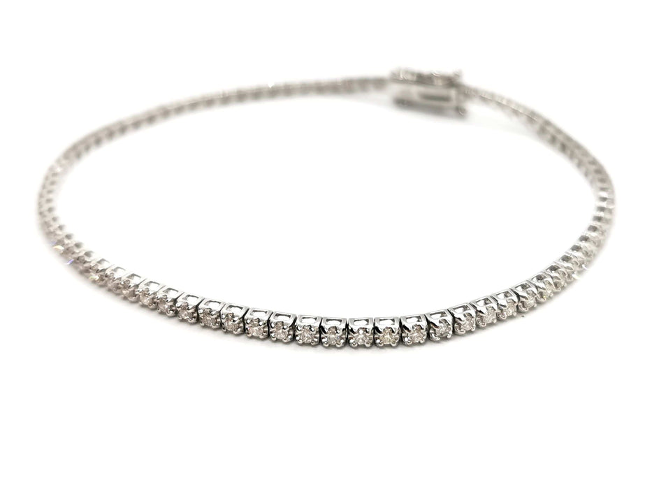 Bracelet Bracelet Ligne Or blanc Diamant 58 Facettes 1801633RV