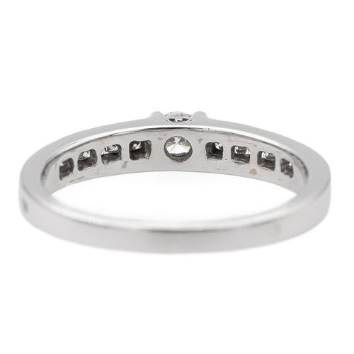 Bague 56 Bague Solitaire Or blanc Diamant 58 Facettes 578406CD
