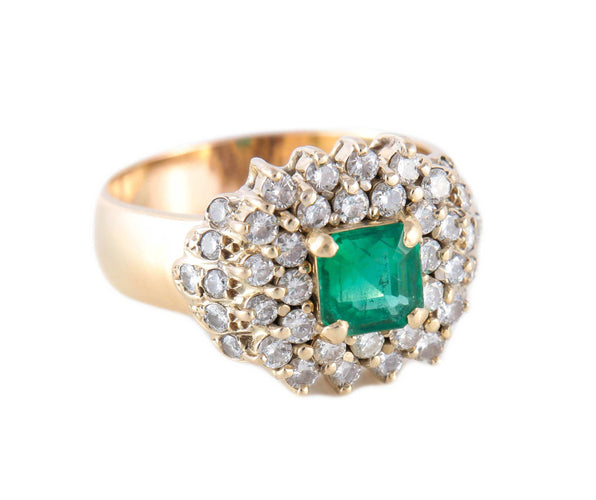 Bague BAGUE OR & EMERAUDE 58 Facettes BO/220119