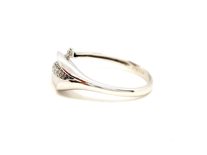 Bague 53 Bague Or blanc Diamant 58 Facettes 720132CN