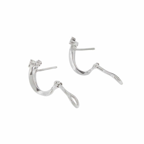 Boucles d'oreilles Boucles d'oreilles V diamants 58 Facettes 19833