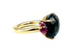 51 POMELLATO ring - Bahia Collection gold ring Topaz Sapphires 58 Facettes