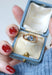 Ring Ceylon sapphire diamond ring 58 Facettes