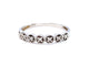 Bague 53 Bague Alliance Or blanc Diamant 58 Facettes 05657CD