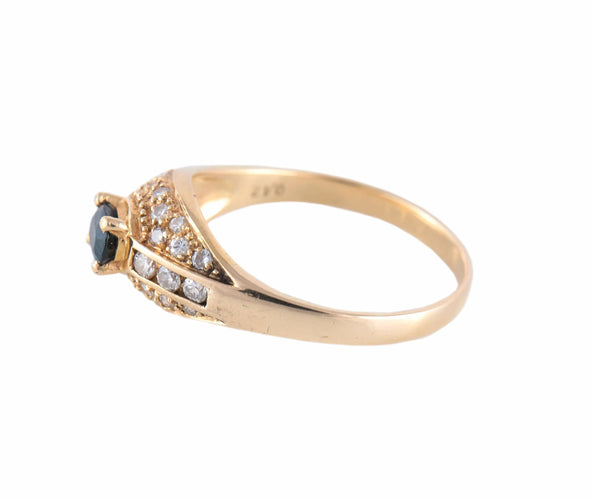 Bague BAGUE SAPHIR & DIAMANTS 58 Facettes BO/220096 NSS