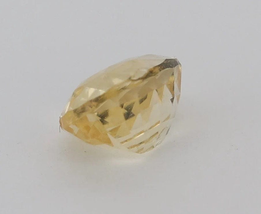 Gemstone Saphir jaune non chauffé non traité 1.04cts 58 Facettes 155