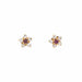 Earrings Stud earrings Yellow gold Pink sapphire 58 Facettes 2218649CN