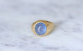 Ring Yellow gold and star sapphire bangle ring 58 Facettes