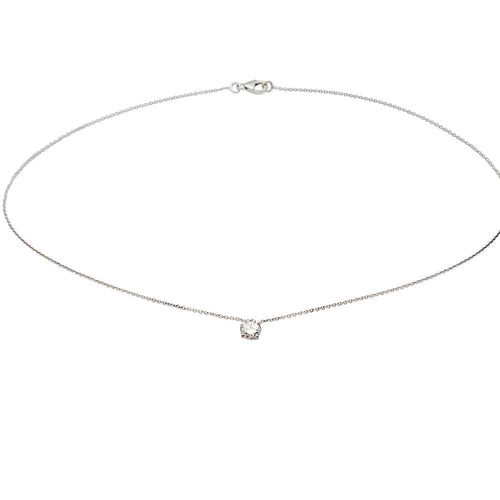 Collier Collier solitaire diamant. 58 Facettes 32032