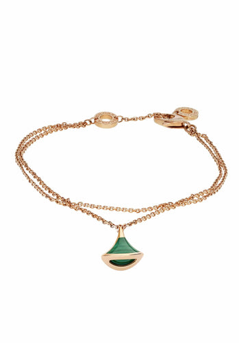 Bracelet Bracelet BULGARI Diva's Dream Malachite en Or Rose 750/1000 58 Facettes 62206-58051
