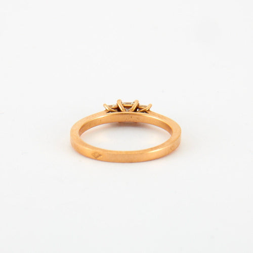 Bague Bague en Or jaune & diamants 58 Facettes