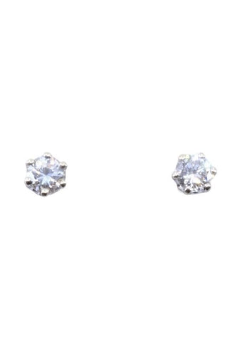 Boucles d'oreilles CLOUS DIAMANTS 0.13 CARAT 58 Facettes 066691