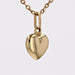 Pendant Domed heart pendant in yellow gold 58 Facettes CVP76