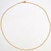 Yellow gold filed curb chain necklace 58 Facettes 99-229A