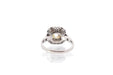 Ring 53 Vintage Platinum Diamond Ring 58 Facettes 24971 - 25156