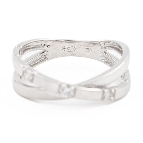 Bague 54 Bague Or blanc Diamant 58 Facettes 2172956CN