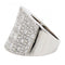 Bague 53 Bague or blanc diamants 58 Facettes 61E00326