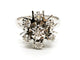 Bague 49 Bague Fleur Or blanc Diamant 58 Facettes 1291807CN