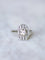Bague Bague de fiançailles ovale Art Deco platine or blanc et diamants 58 Facettes