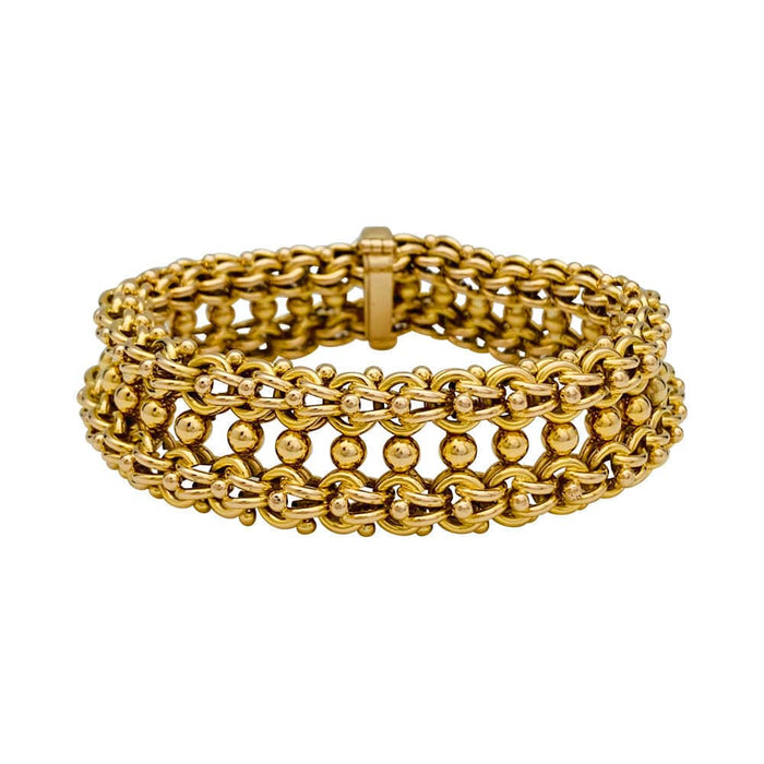 Bracelet Bracelet Vintage en or jaune. 58 Facettes 31718