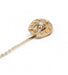 Brooch Length: 7 cm / Yellow / 750‰ Gold Tie pin Gold and pearl 58 Facettes 230119R