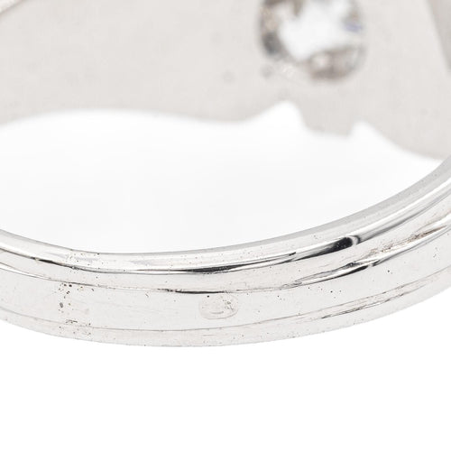 Bague 58 Bague Solitaire Or blanc Diamant 58 Facettes 2270626CN