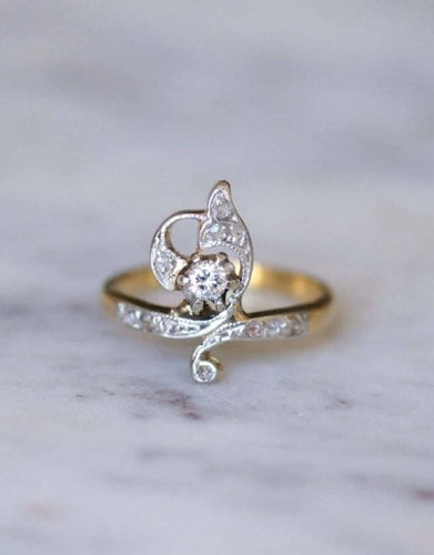 Bague Duchesse Belle Epoque diamants 58 Facettes