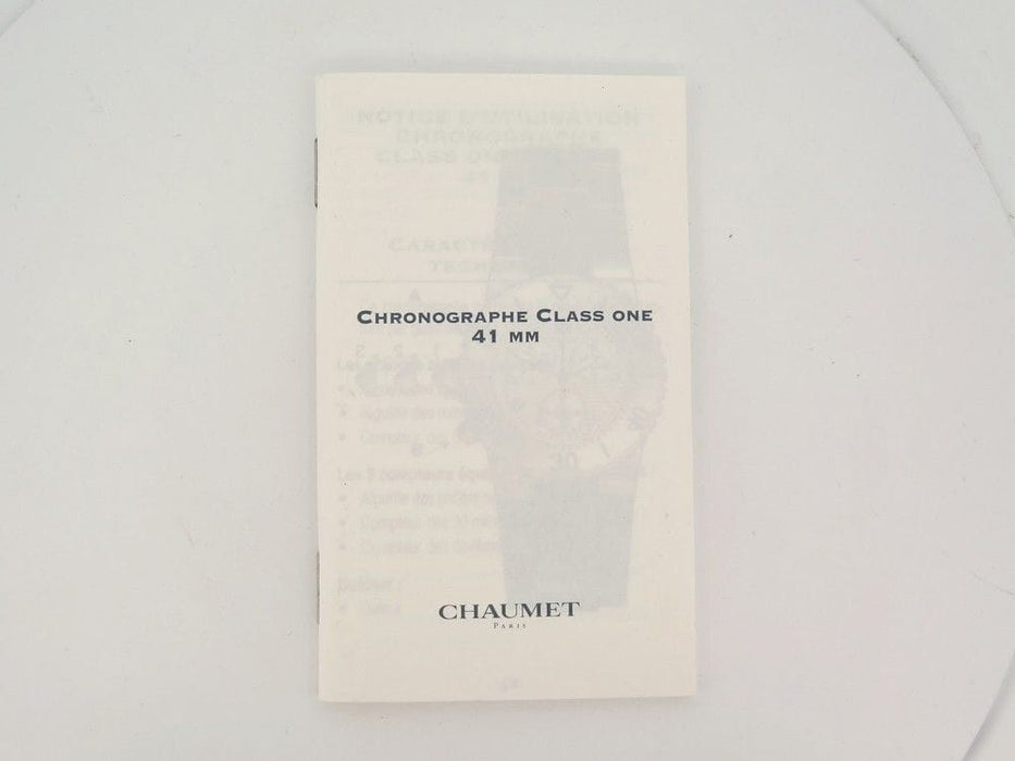 Montre montre CHAUMET class one chronographe quartz 58 Facettes 255840