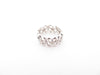 Ring 47 ring DE BEERS reverie swan 47 18k white gold & 14 diamonds 0.39ct 58 Facettes 246298