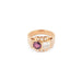 Ring 52 Ring “Toi et Moi” Gold Diamonds Ruby 58 Facettes