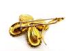 Brooch Vintage Brooch Yellow Gold Ruby 58 Facettes 1089906CD