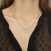 JOIKKA Amber Necklace Necklace in 750/1000 White Gold 58 Facettes 60109-55813