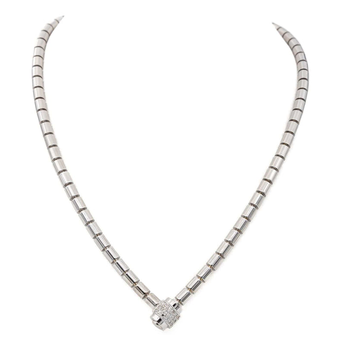 Collier Collier Or blanc Diamant 58 Facettes 2052871CN