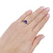 Ring 53 Poiray ring, "The Catcher in the Heart", yellow gold, lapis lazuli. 58 Facettes 33210