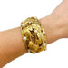 Bracelet Bracelet feuilles de lierre en or jaune et perles. 58 Facettes 31209