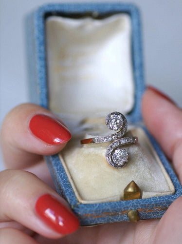 Bague Toi et Moi diamants 58 Facettes